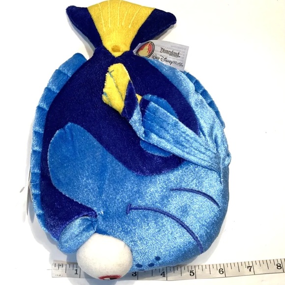 With Tags-Disney Finding Nemo-Dory Blue and Yellow Plush-9 inches - Picture 6 of 8